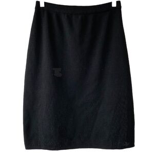 Takashimaya 100% Extra Fine Merino Wool skirt Made In Italy Size 44 Us Size 8